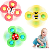 Cartoon Suction Cup Spinner Toy